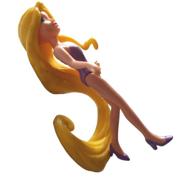 Magiclip Polly Pocket Tangled Rapunzel Doll Only Disney Princess Magic Clip Nude - Picture 13 of 16